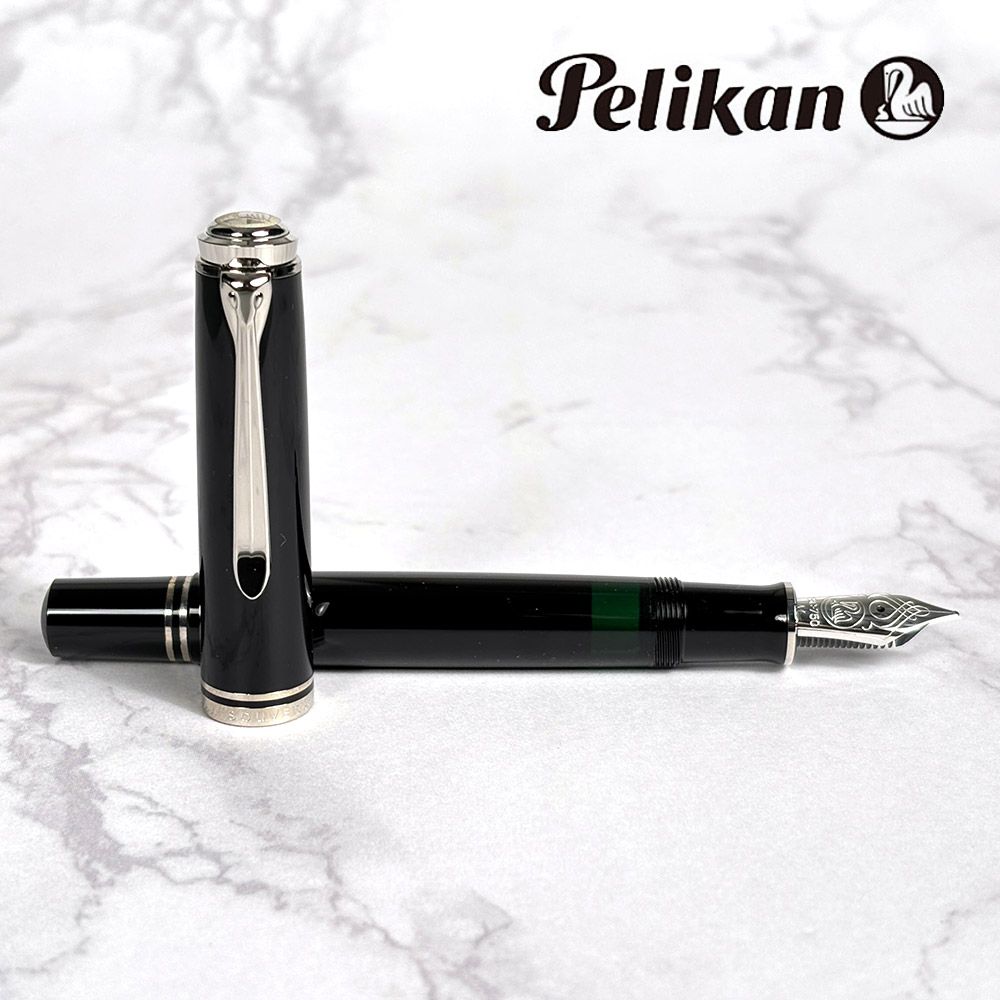 ペリカン 万年筆 吸入式 スーベレーン M 805 ブラック 中字 925578 筆記具