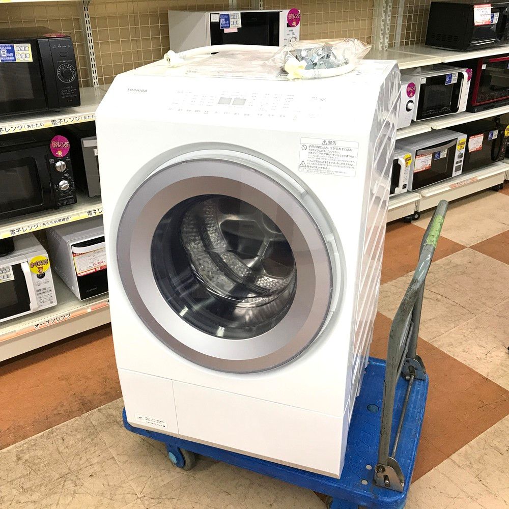 地域 自社発送 柏 松戸 我孫子 流山 野田 東芝 TW 127 XH 4 L ドラム式洗濯乾燥機 左開き 洗濯12 kg 乾燥7 グランホワイト 洗濯機 製