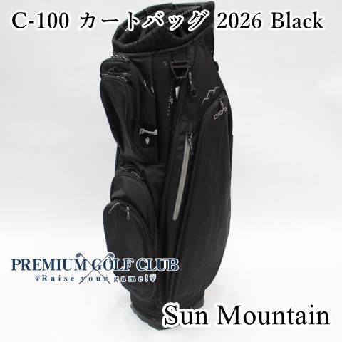 新品 サンマウンテン SUN MOUNTAIN C-100 カートバッグ 2026 ブラック