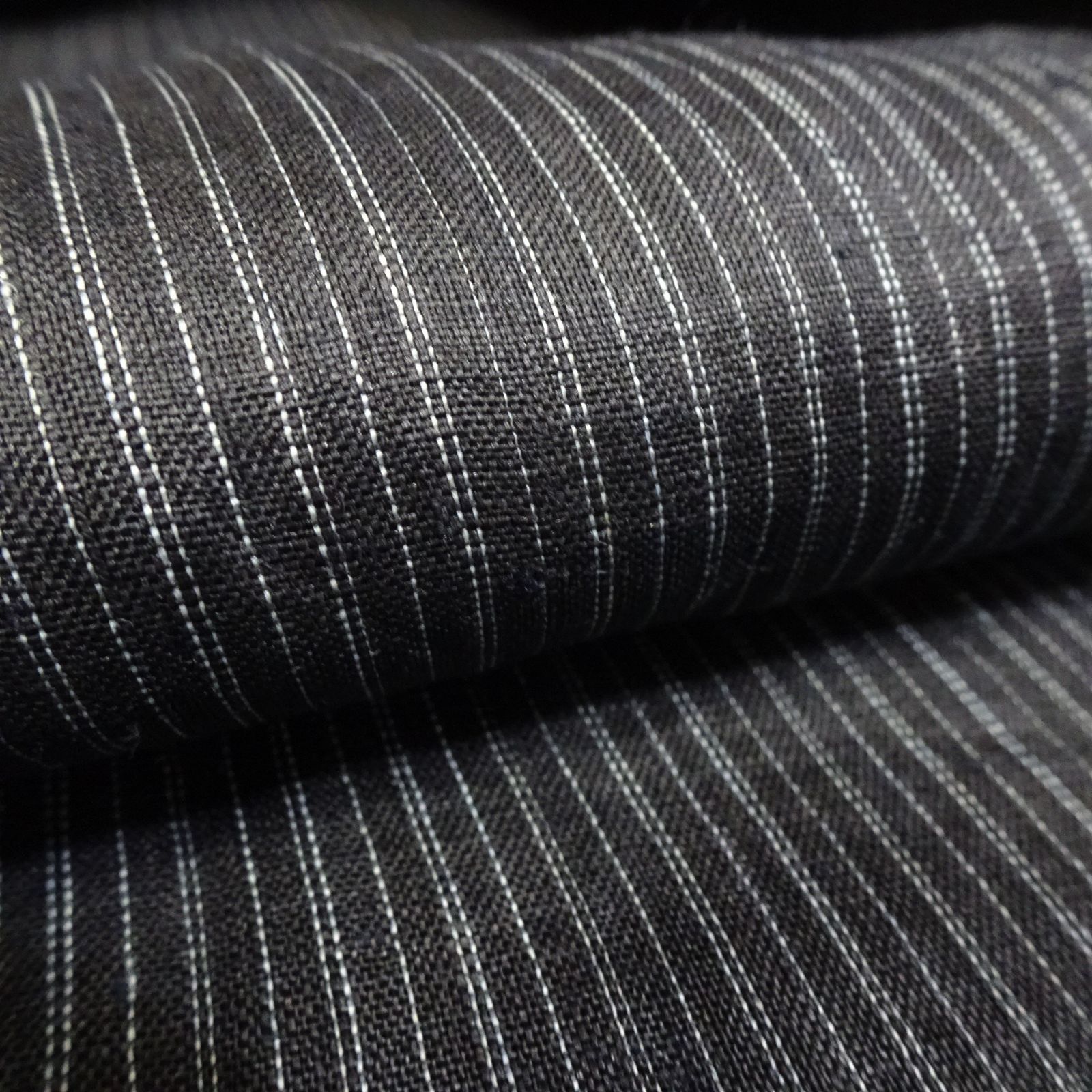 アンティーク 宮古上布 男着物 縞 232265