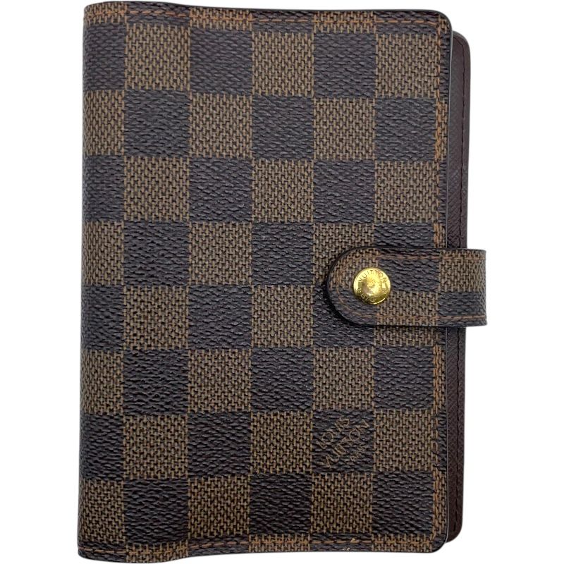 ルイ ヴィトン LOUIS VUITTON アジェンダ PM R 20700 ブラウン ダミエ ユニセックス 手帳カバー