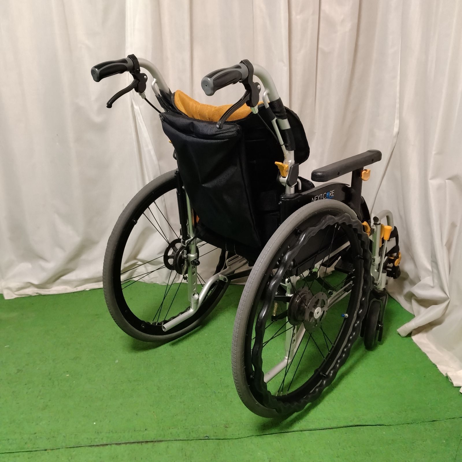 WC ネクストコア アジャスト NEXT-51 B 軽量 スリム matsunaga まつなが マツナガ 自走型 自走式 車椅子 車イス 車いす 在宅介護 福祉用具 洗浄 消毒済 介護用品