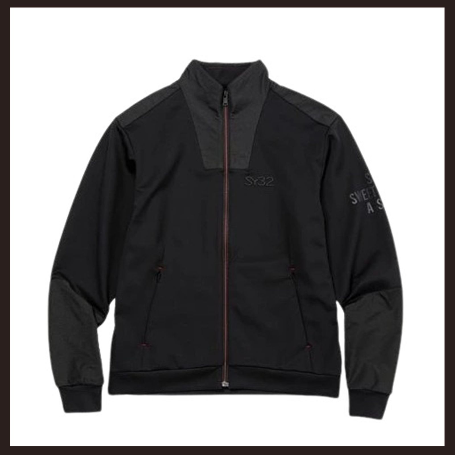 SY 32 by SWEET YEARS ストレッチ スウェットジャケット M ブラック