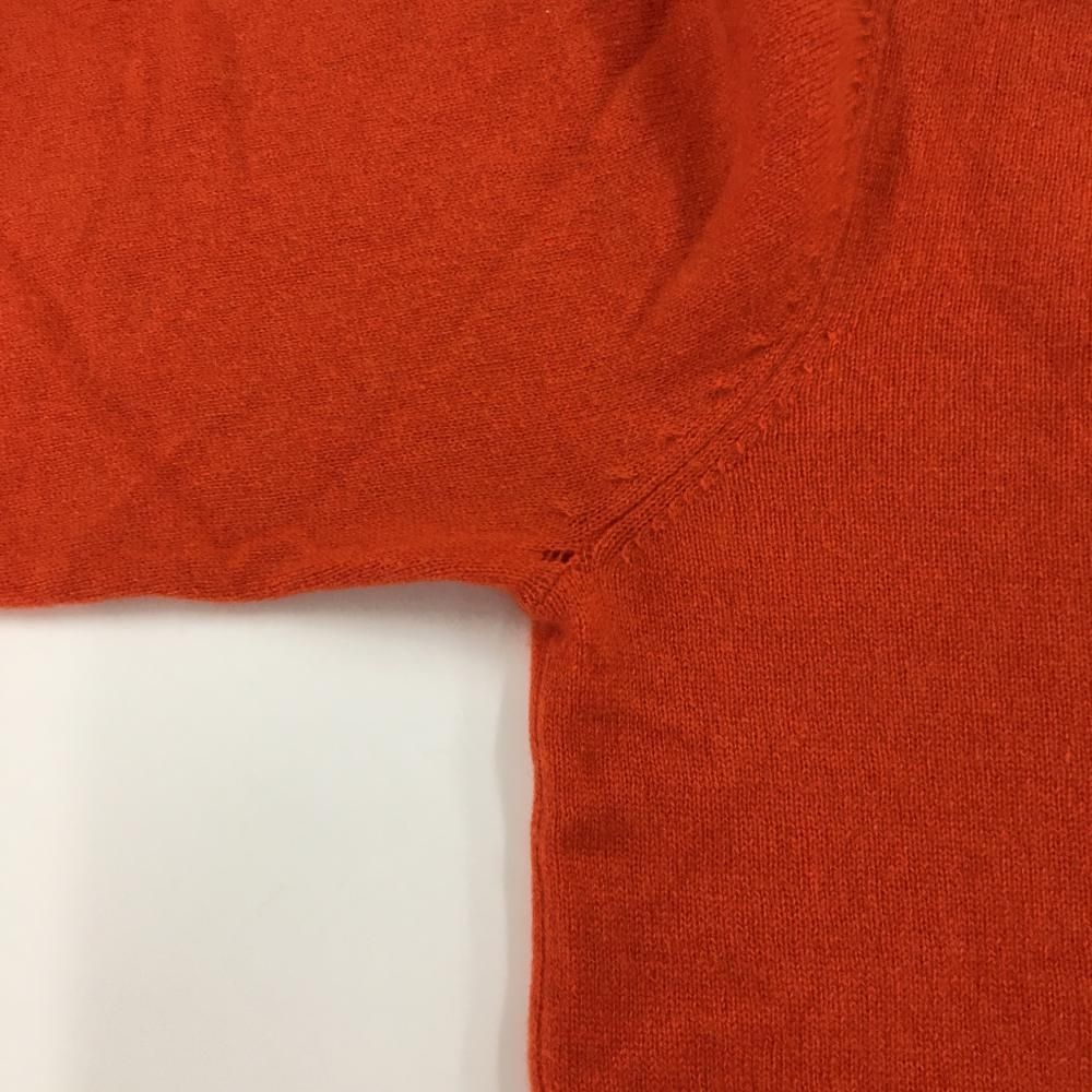 ラフアンドスウェル セーター オレンジ カシミヤ100% ニット メンズ M