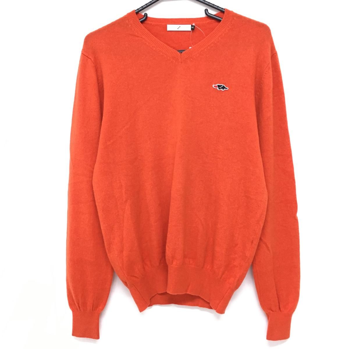 ラフアンドスウェル セーター オレンジ カシミヤ100% ニット メンズ M