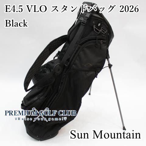 サンマウンテン SUN E 4 5 VLO スタンドバッグ 2026 ブラック 14分割口 USモデル 5500