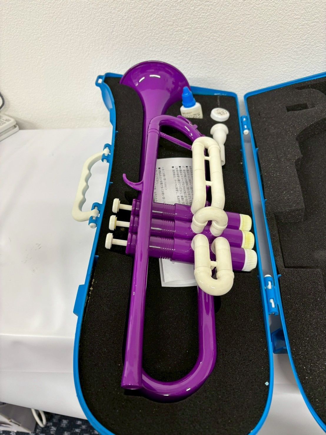 TIGER TRUMPET（タイガートランペット） プラスチック製 紫 ケース付き