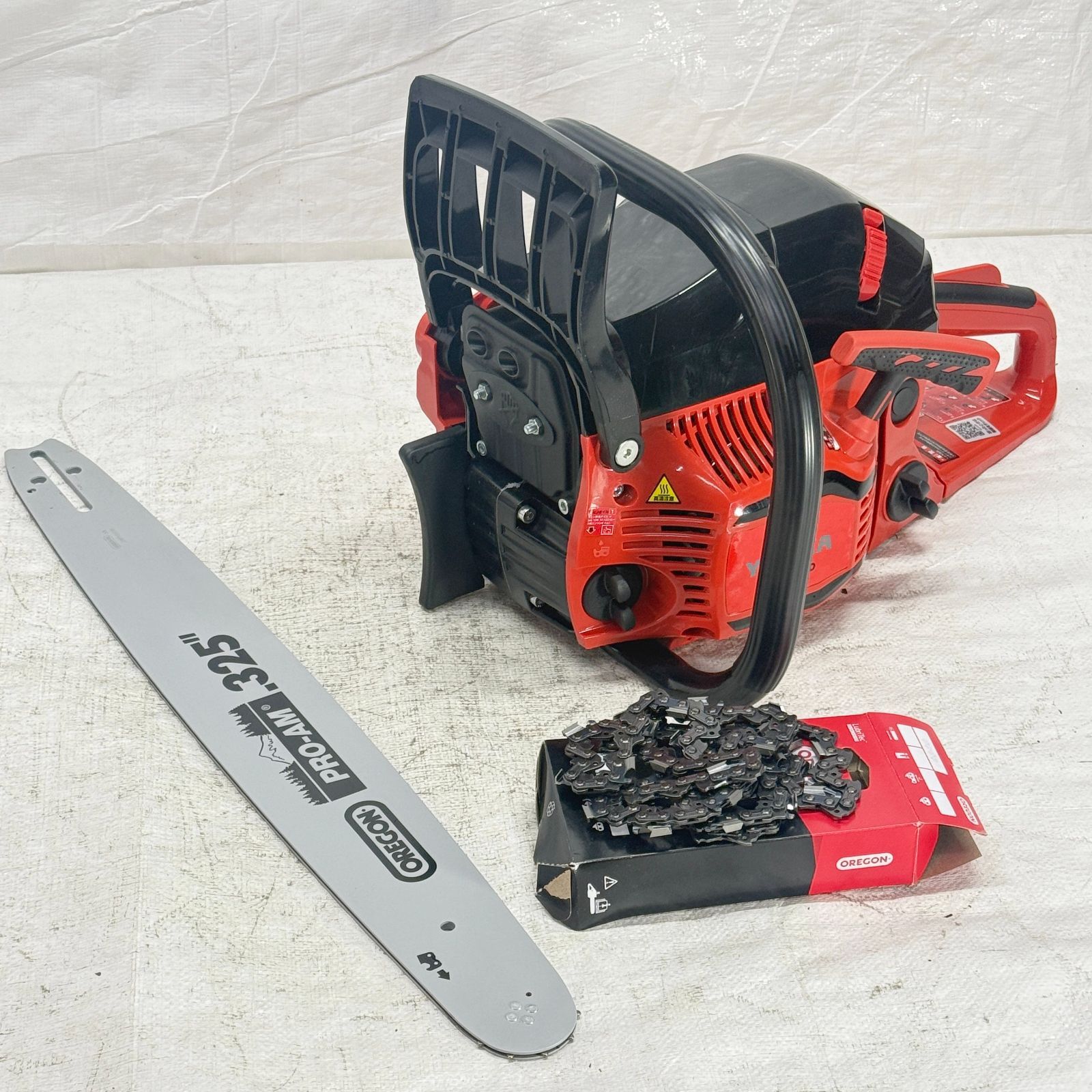 エンジン式 チェーンソー YOTUKA 20インチ 50 cm 49 cc 2 9馬力 オレゴン製 ガイドバー ソーチェーン 倒木 玉切り YS CS 5200 1220