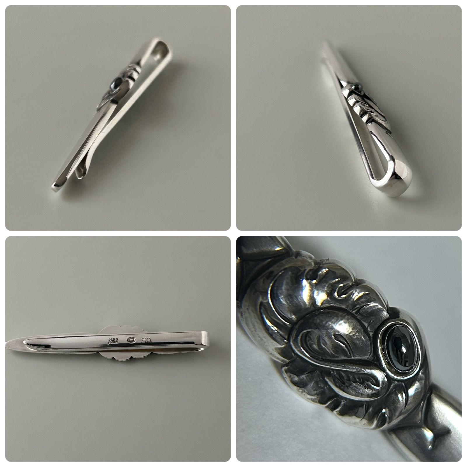 ジョージジェンセン ネクタイピン タイピン 201 ヘマタイト