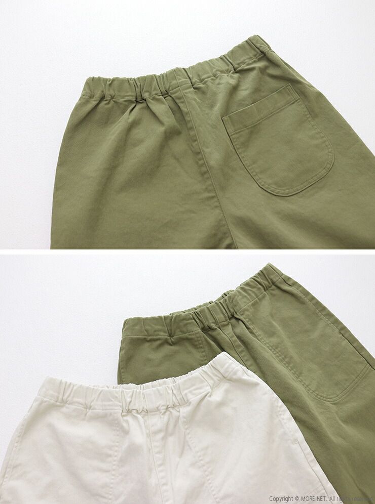 ダナファヌル Dana Faneuil コットンカルゼ裏微起毛ワイドテーパード