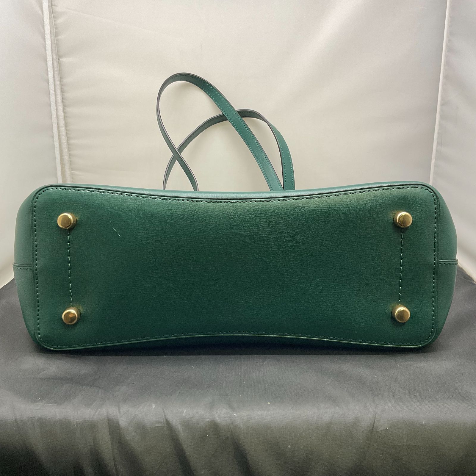 コーチ ハンドバッグ レザー 緑 B25113535 - メルカリ
