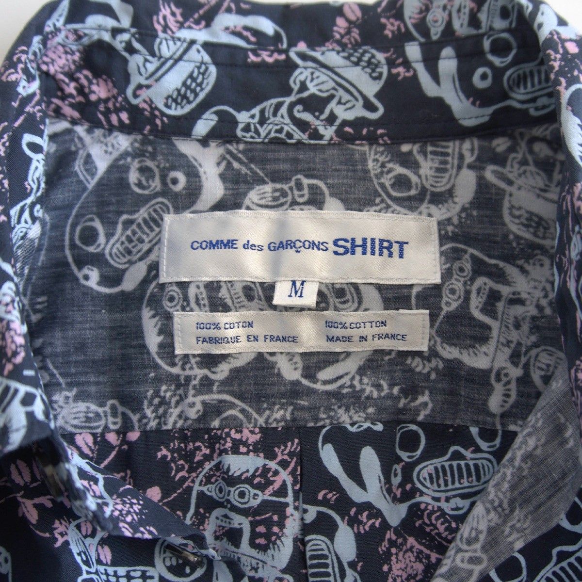 フランス製 COMME des GARCONS SHIRT 90 s 00 オーバーサイズ シャツ M コムデギャルソンシャツ