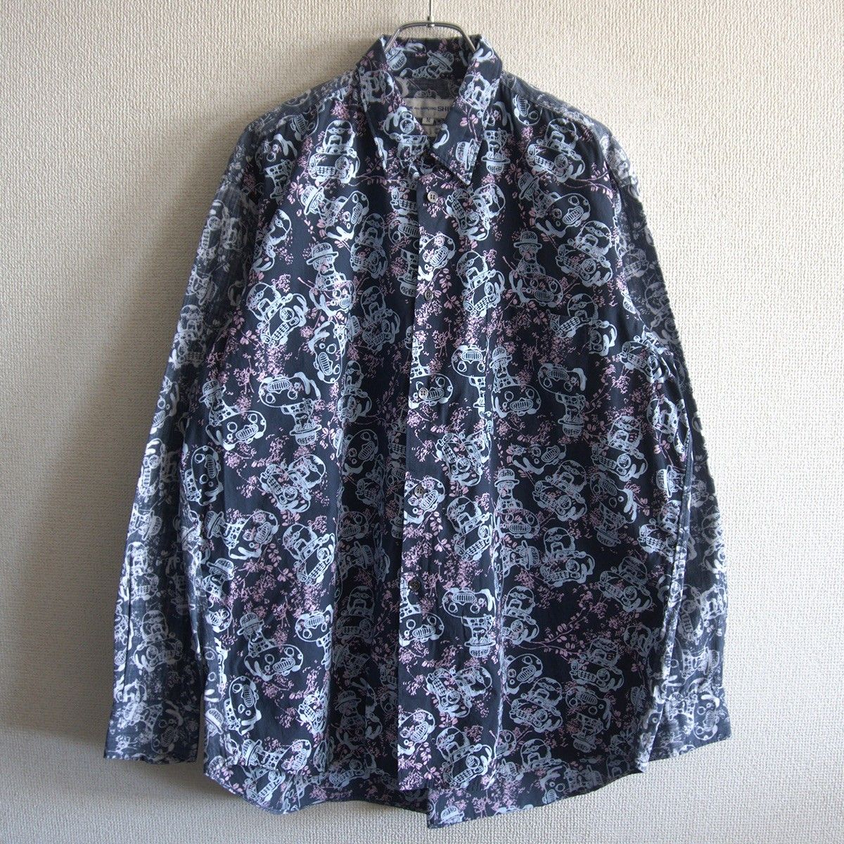 フランス製 COMME des GARCONS SHIRT 90 s 00 オーバーサイズ シャツ M コムデギャルソンシャツ