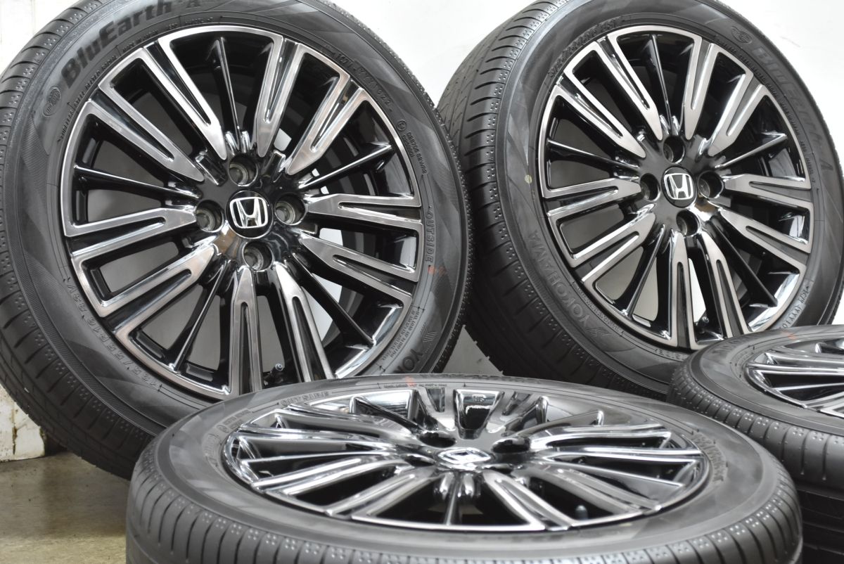 バリ溝 ホンダ フィット LUXE 16 in 6 J 50 PCD 100 ヨコハマ ブルアース A AE 185 55 R シャトル グレイス インサイト