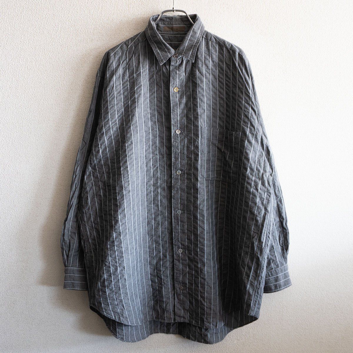 90 S アーカイブ Y for men オーバーサイズ ストライプ シャツ 90年代 YOHJI ヨウジヤマモト ワイズフォーメン