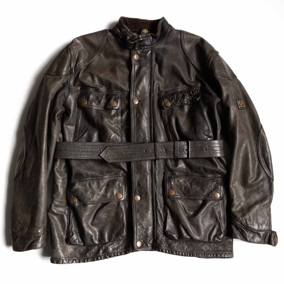 最高級】Belstaff【パンサー モーターサイクルジャケット】L レザー