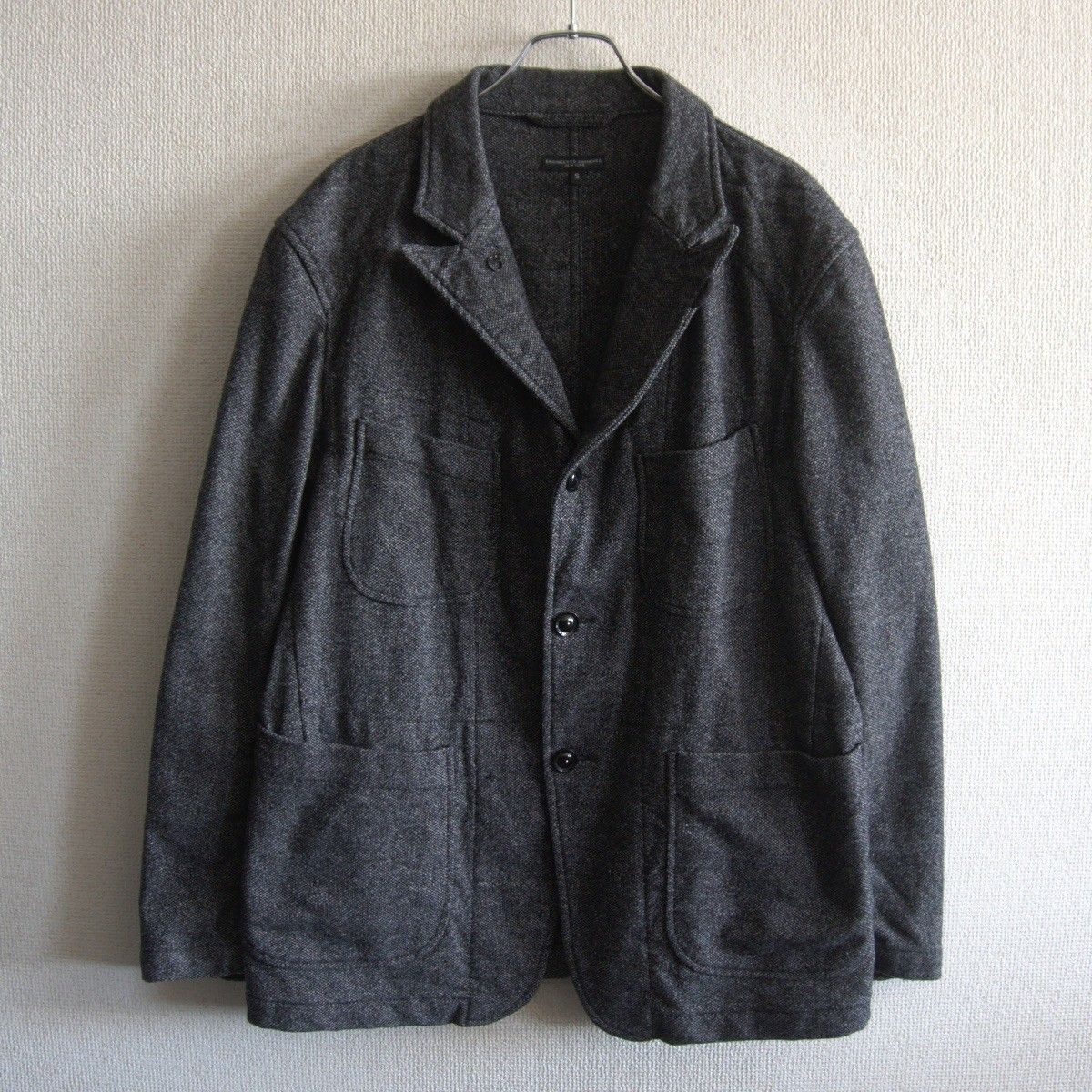 美品】Engineered Garments【WOOL BEDFORD JACKET】S グレー ベッド