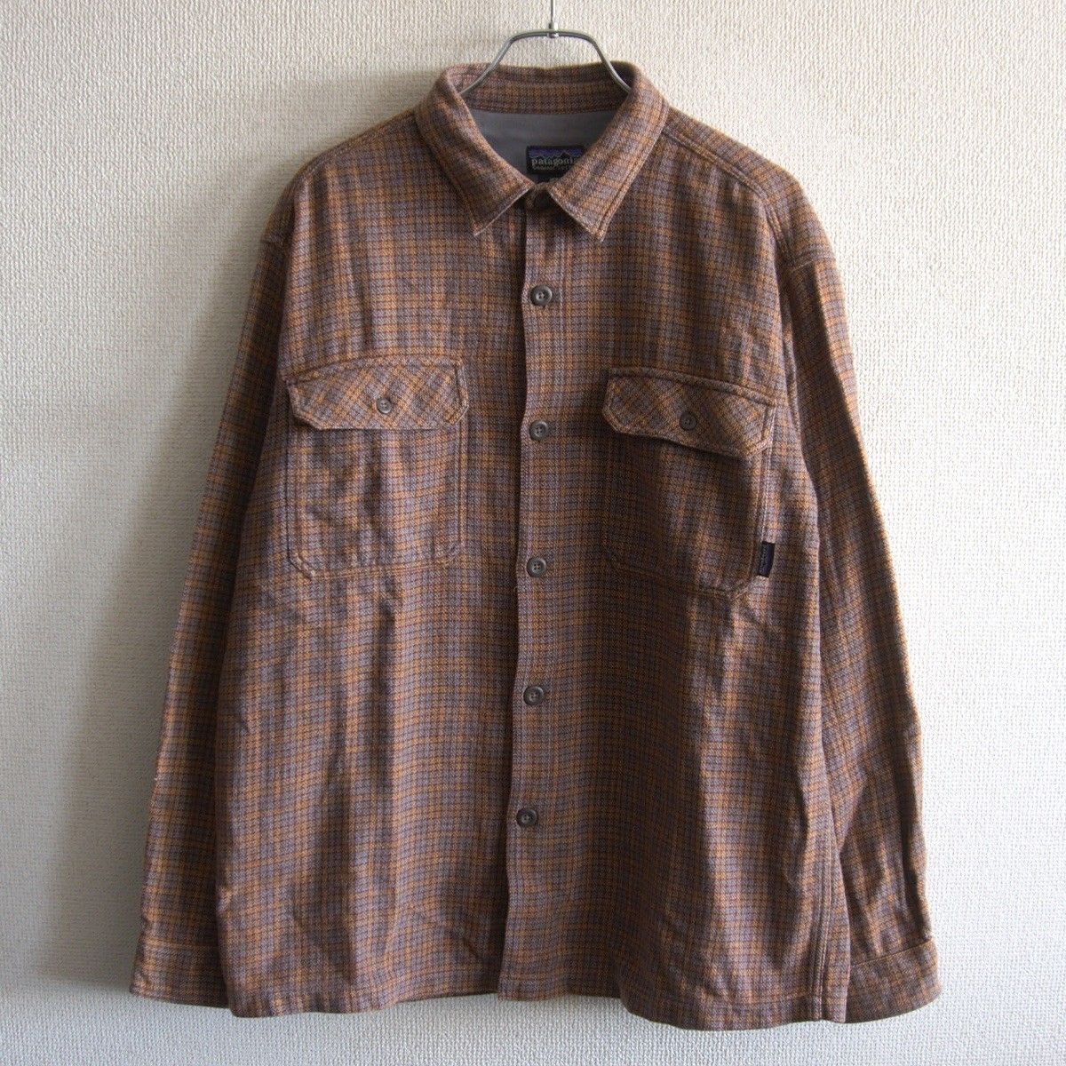 雰囲気抜群 00 s チェック シャツ パタゴニア ポルトガル製 オーガニック コットン