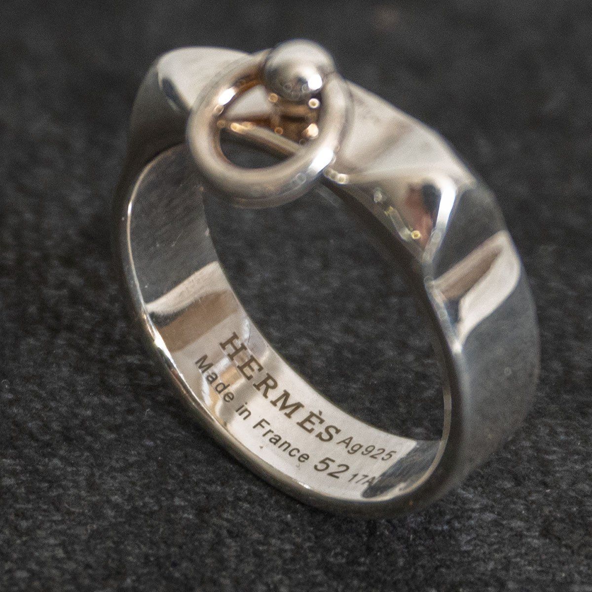 HERMES エルメス　コリエドシアン　リング　51 11号 最高級】 HERMES 【コリエドシアン リング】52 エルメス シルバー 925