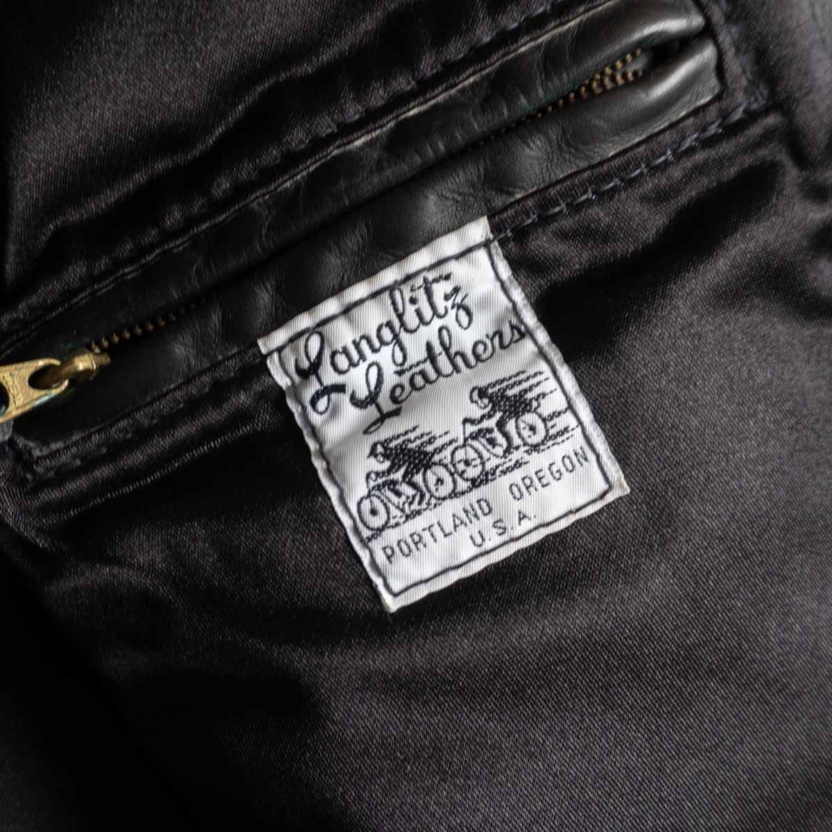 最高級/ビッグサイズ】 Langlitz Leathers【レザー トラッカー