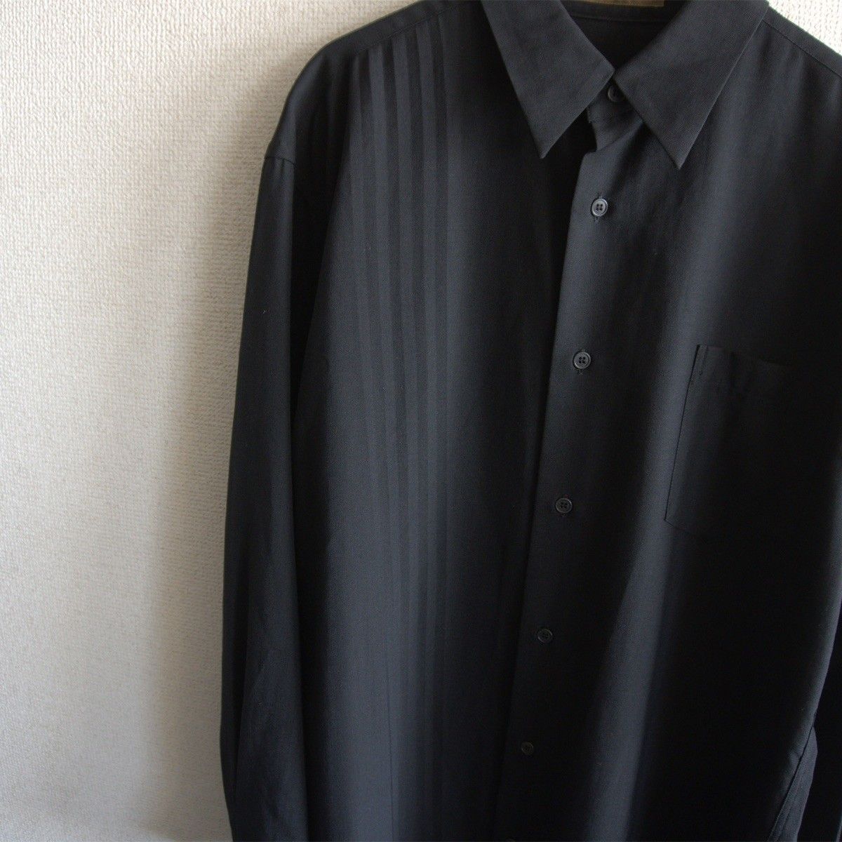 美品】Y's for men【ビッグシルエット シャツ 】ブラック YOHJI