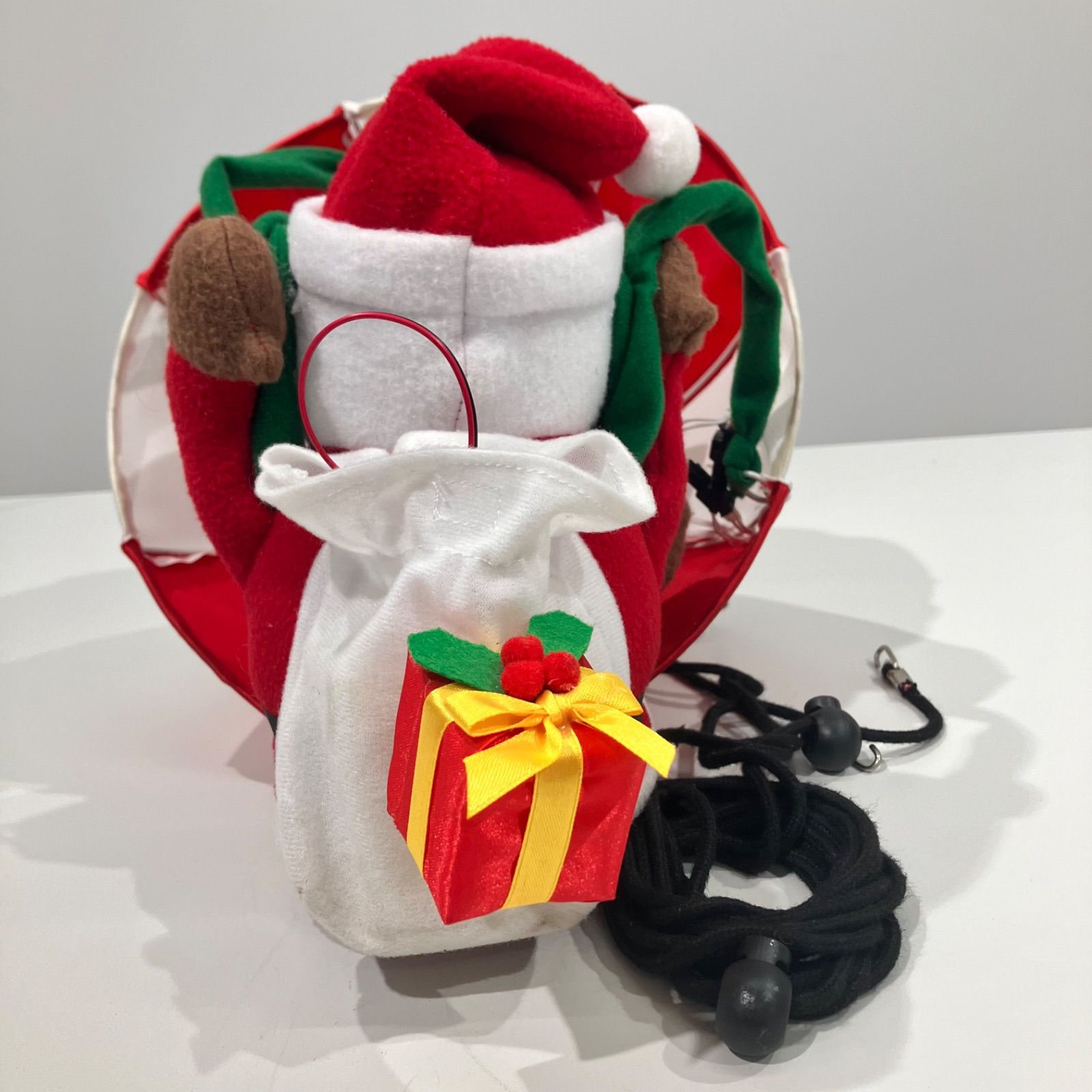うきうきパラシュートサンタ 電動 サンタクロース クリスマス 【送料