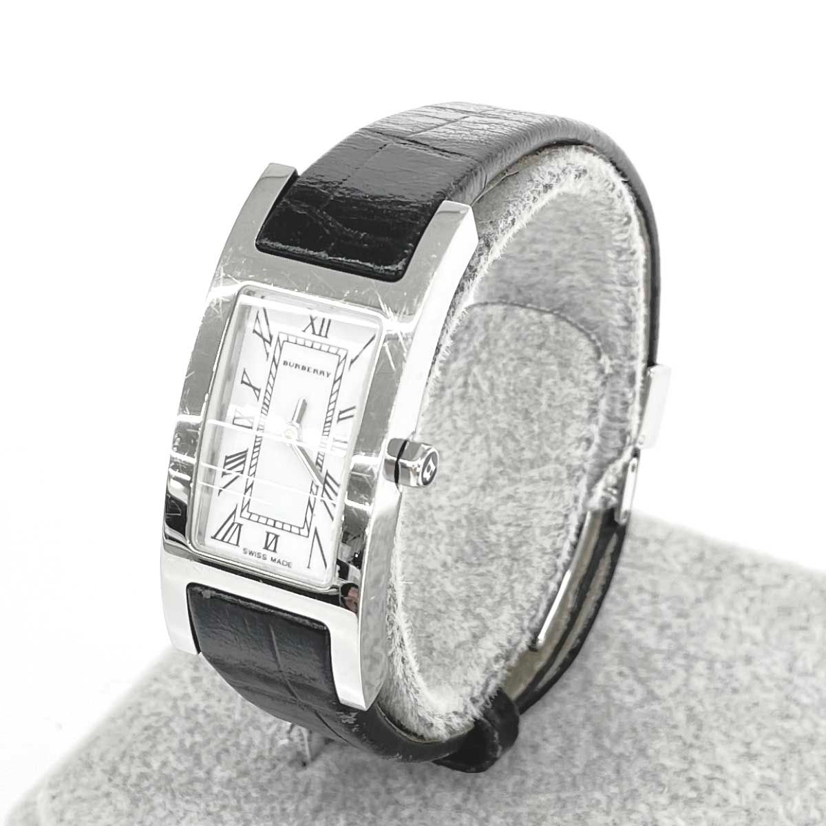 BURBERRY 腕時計 クォーツ シルバー/ブラウン 楽天市場】【ウォッチ】BURBERRY バーバリー スクエア クロノグラフ