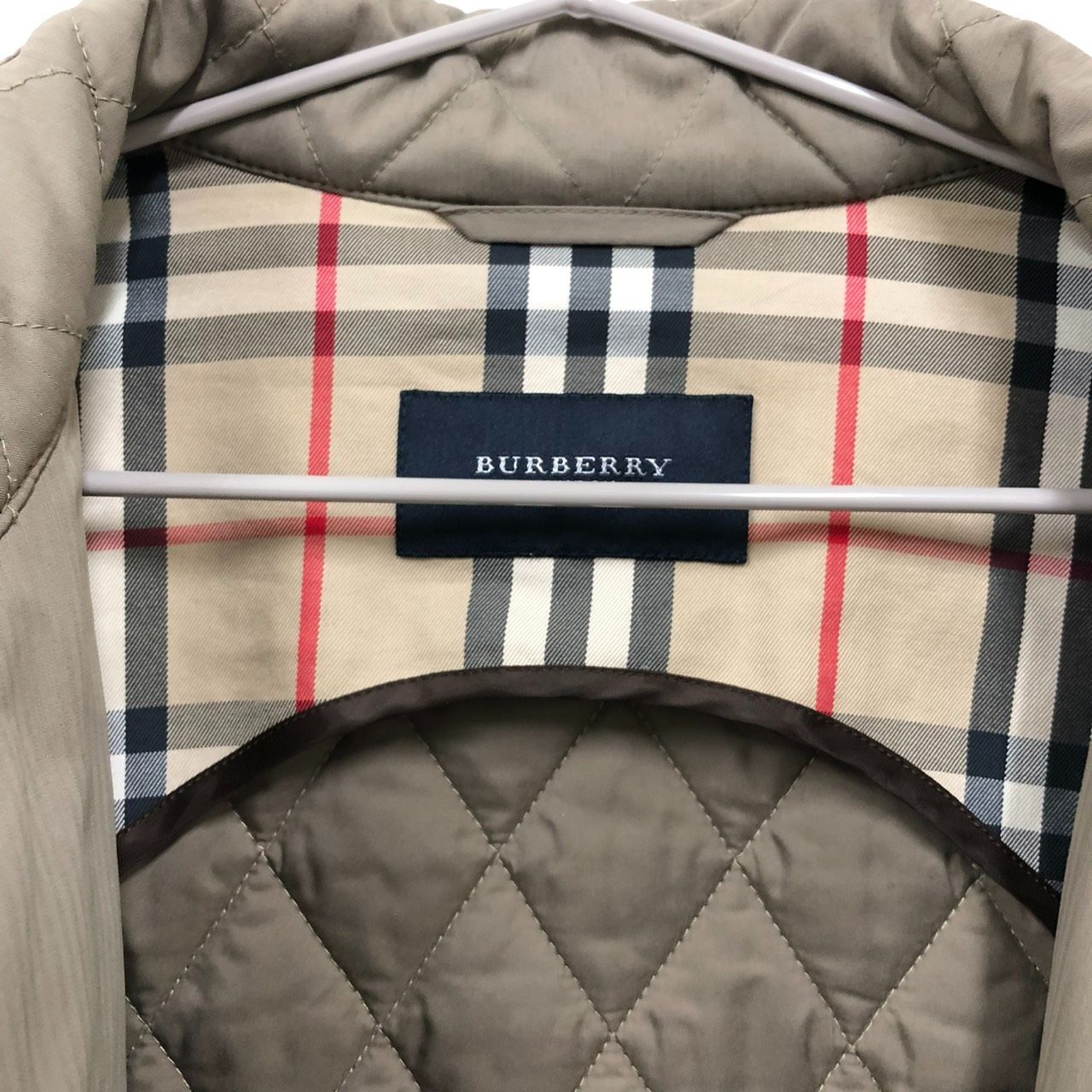 良品!!】 BURBERRY バーバリー ノバチェック キルティングジャケット M 