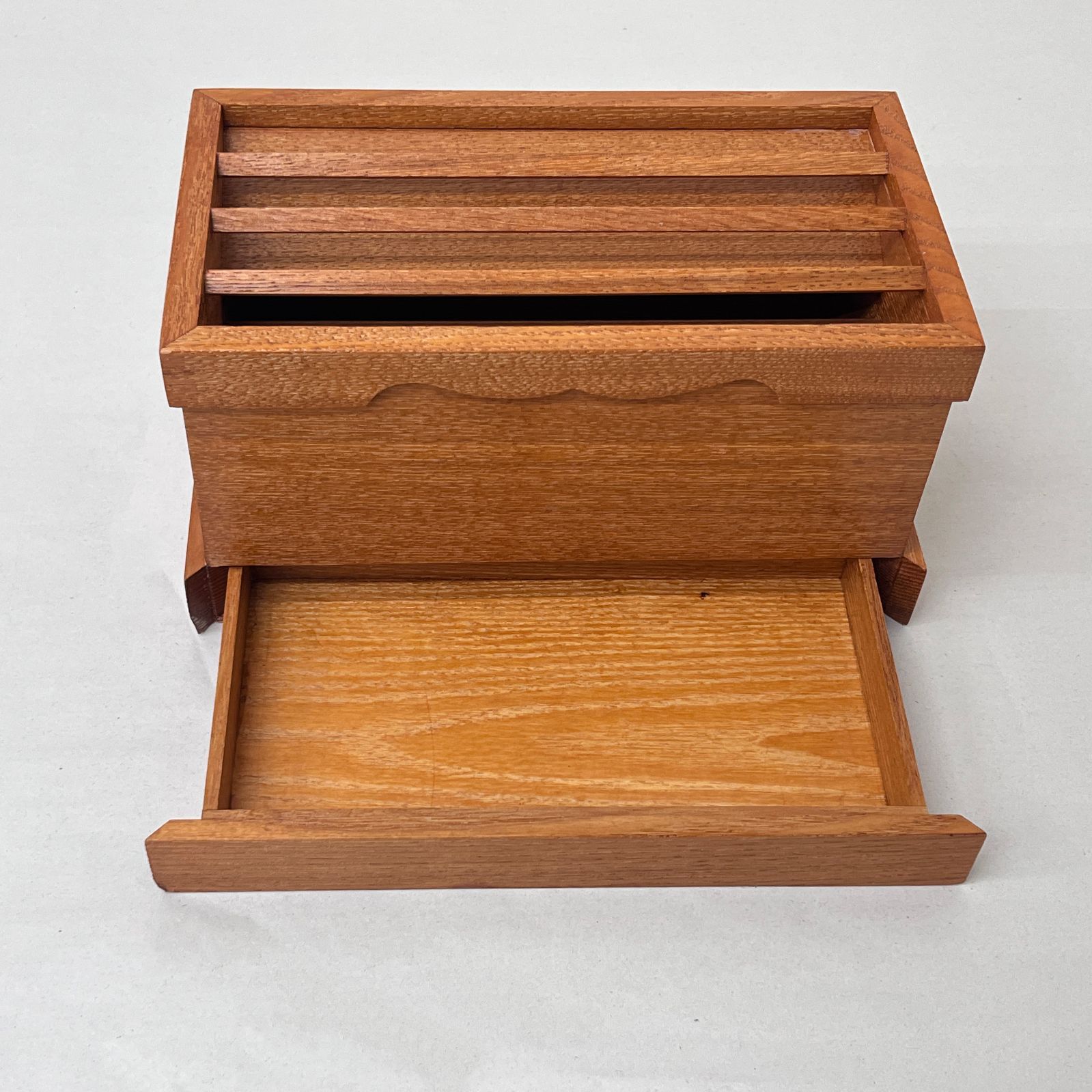 アウトレット/残り1点】賽銭箱 小さい ミニ 貯金箱 神具 神棚 木製 欅