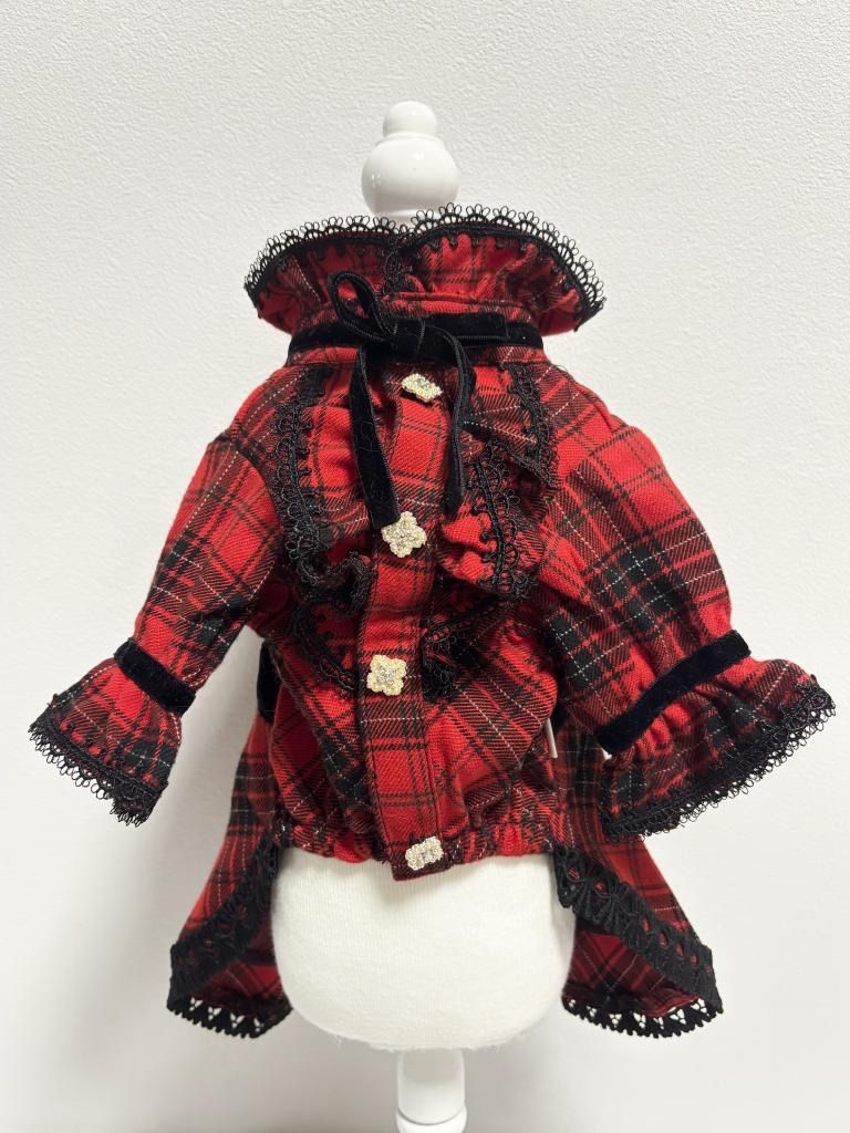 グラマーイズム 売れ筋 ミレーヌ レッド チェック犬服 ♡glamourism