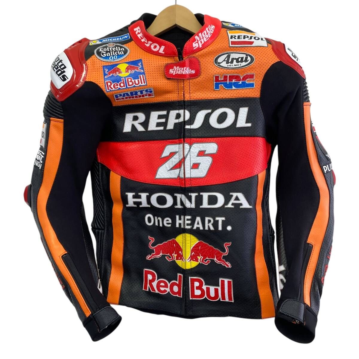 REPSOL レプソル パンチングレザージャケット ダニ ペドロサ 26 HONDA 19504 100