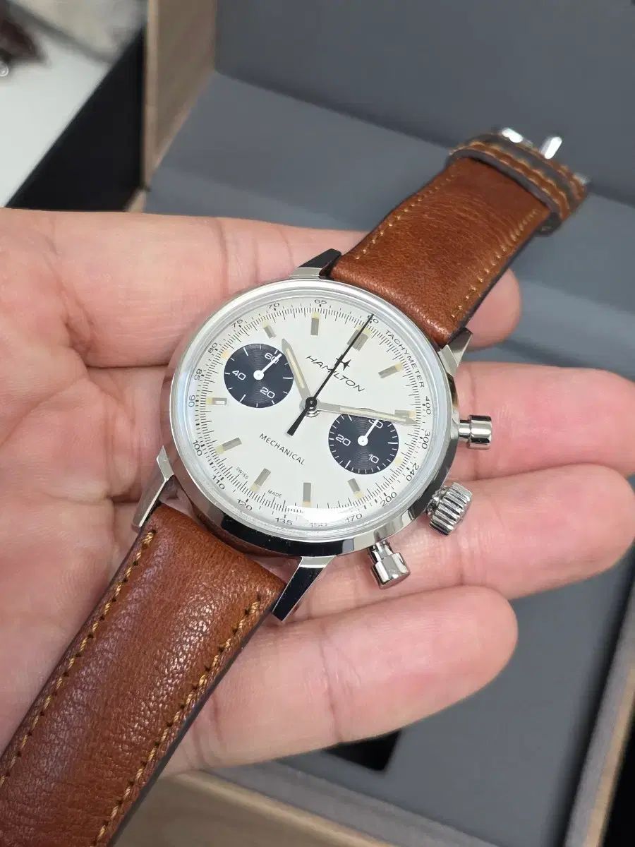 ハミルトン イントラマティック クロノグラフ パンダ 160万