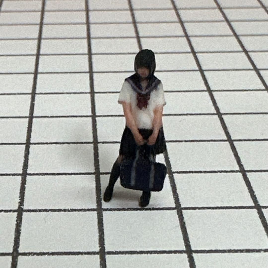 HOゲージ 1/80 jkn フィギュア 完成品 1/64より小 鉄道模型 ジオラマに