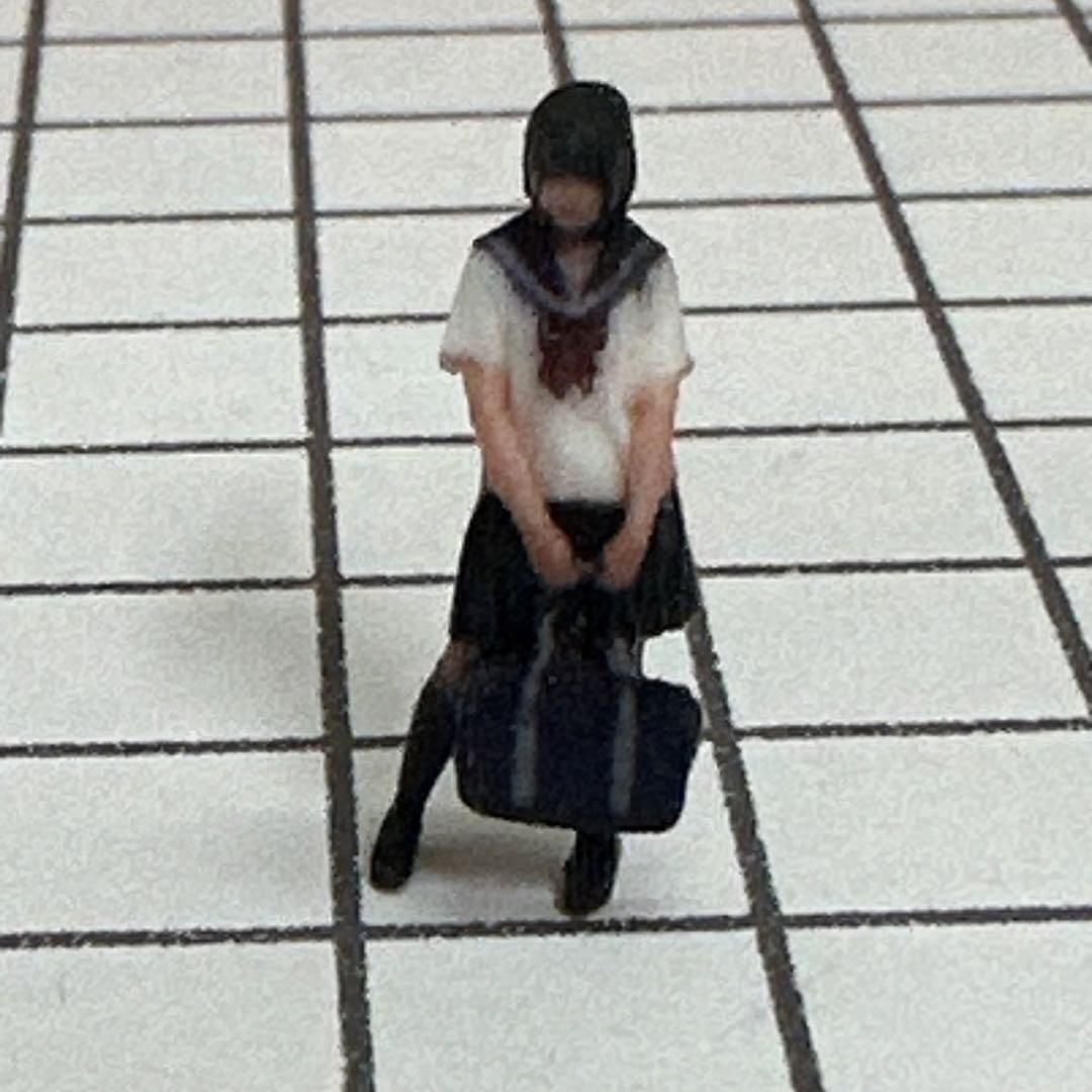 HOゲージ 1/80 jkn フィギュア 完成品 1/64より小 鉄道模型 ジオラマに