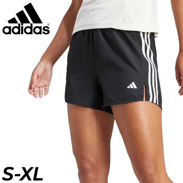 Adidas AG Shorts Women's adidas 3-Stripes High-Rise Shorts Training Wear Training Pants Sweat-wicking, quick-drying, workout, sportswear bottoms, shorts, women's wear/KWH27