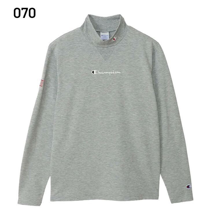 チャンピオン モックネックシャツ 長袖 メンズ ゴルフウェア Champion