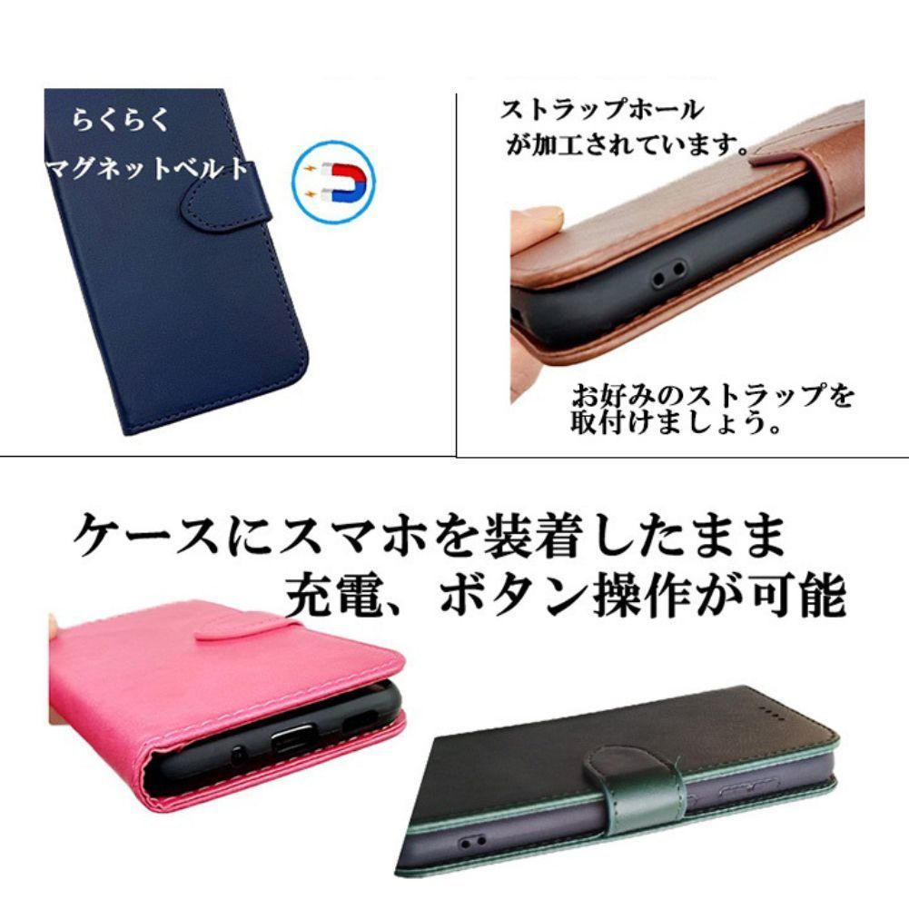 カードケース Xperia 10Ⅶ ケース 手帳型 レザー カバー カード収納 マグネット 耐水