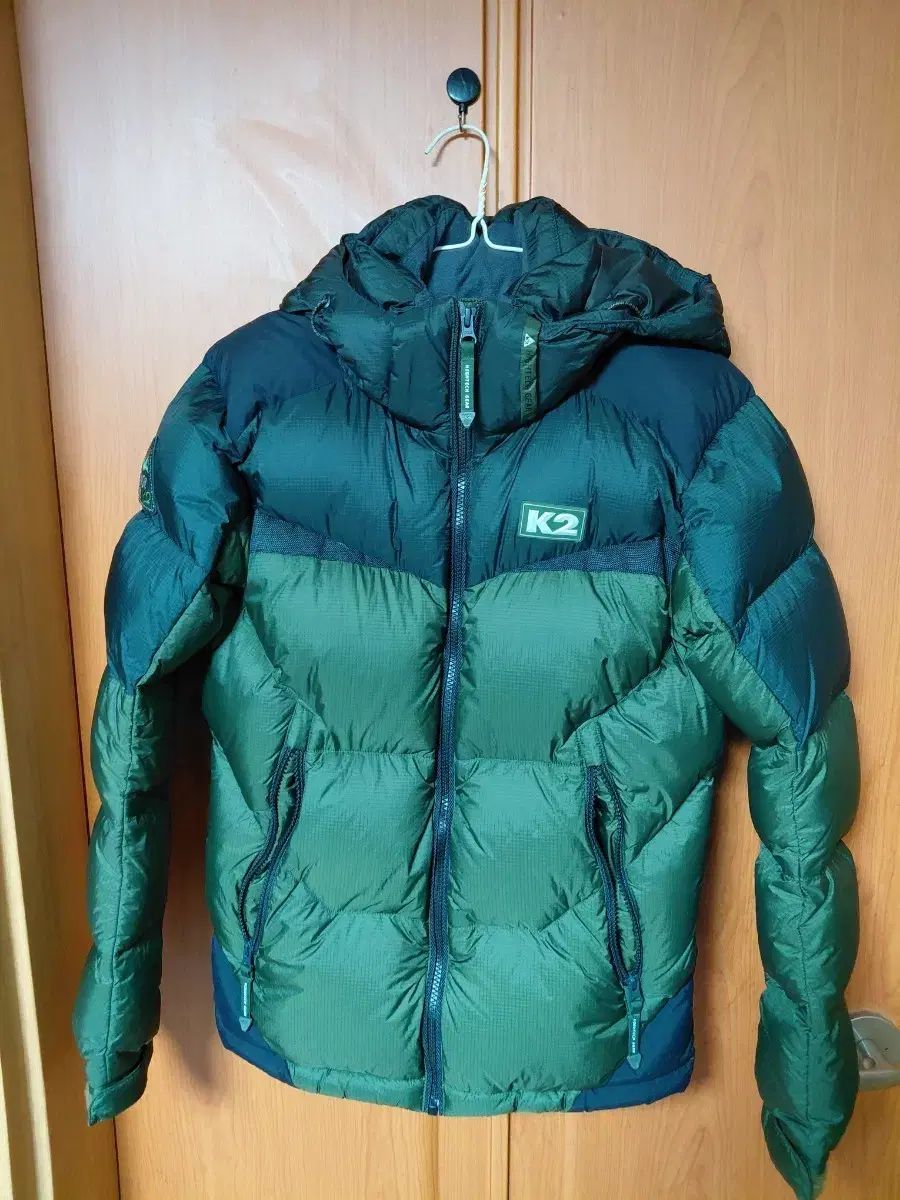 K 2 レディース フード ダウン アウター グリーン