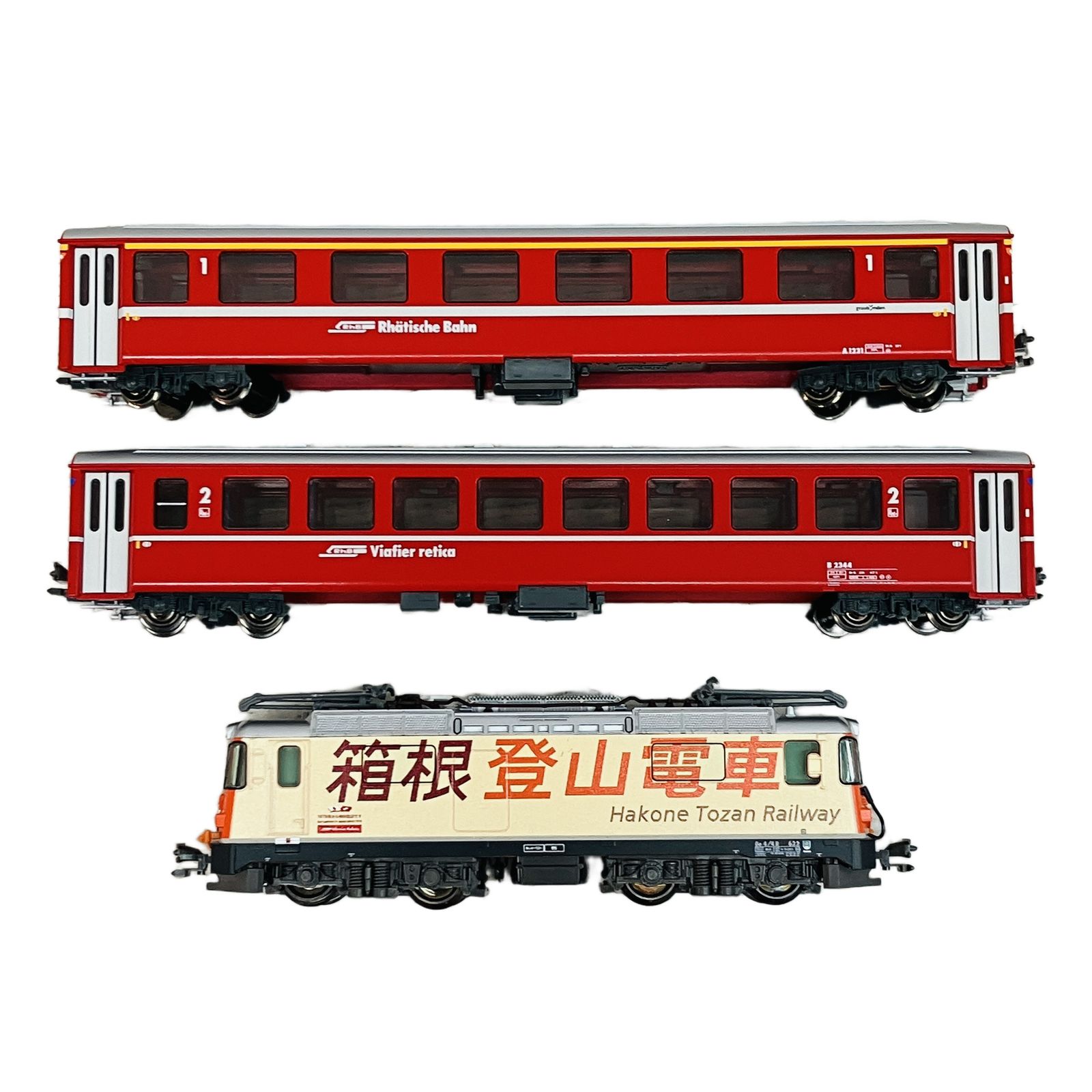 KATO 10-1514 Ge4/4-II 箱根登山電車 + EWI客車 3両セット カトー N