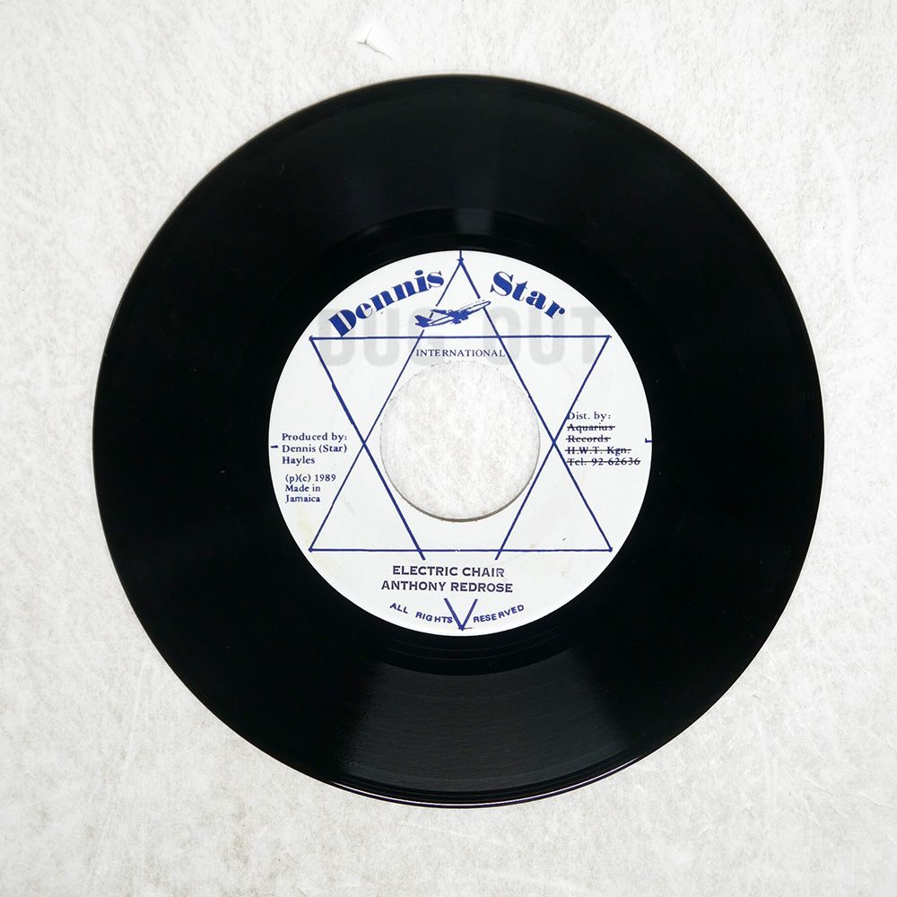 UK盤 ANTHONY RED ROSE/ELECTRIC CHAIR/DUG OUT DODS1 7 □ - メルカリ