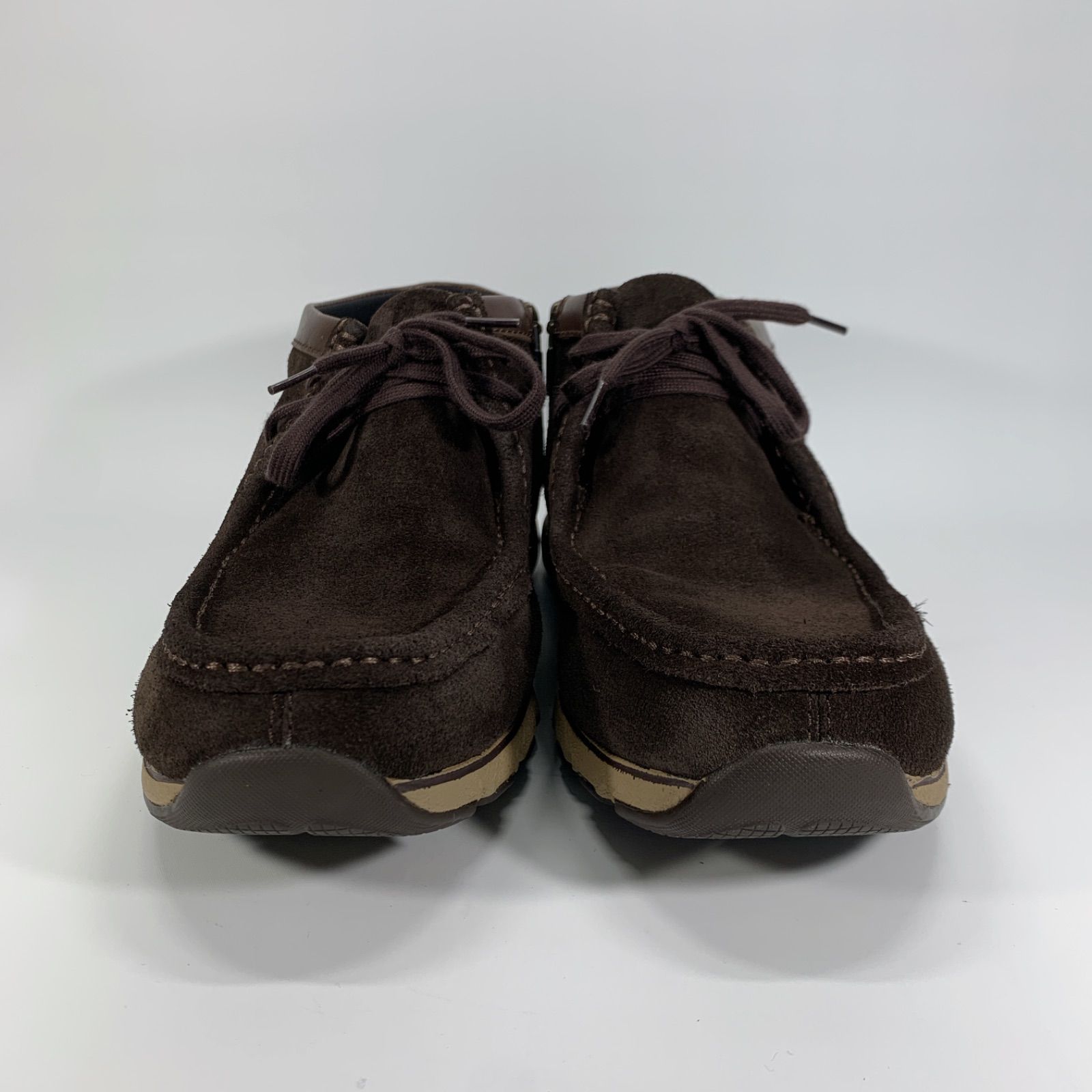 ◯ REGAL Walker リーガルウォーカー ワラビー ブーツ ダークブラウン 25 5 EEE サイドジップ スエード