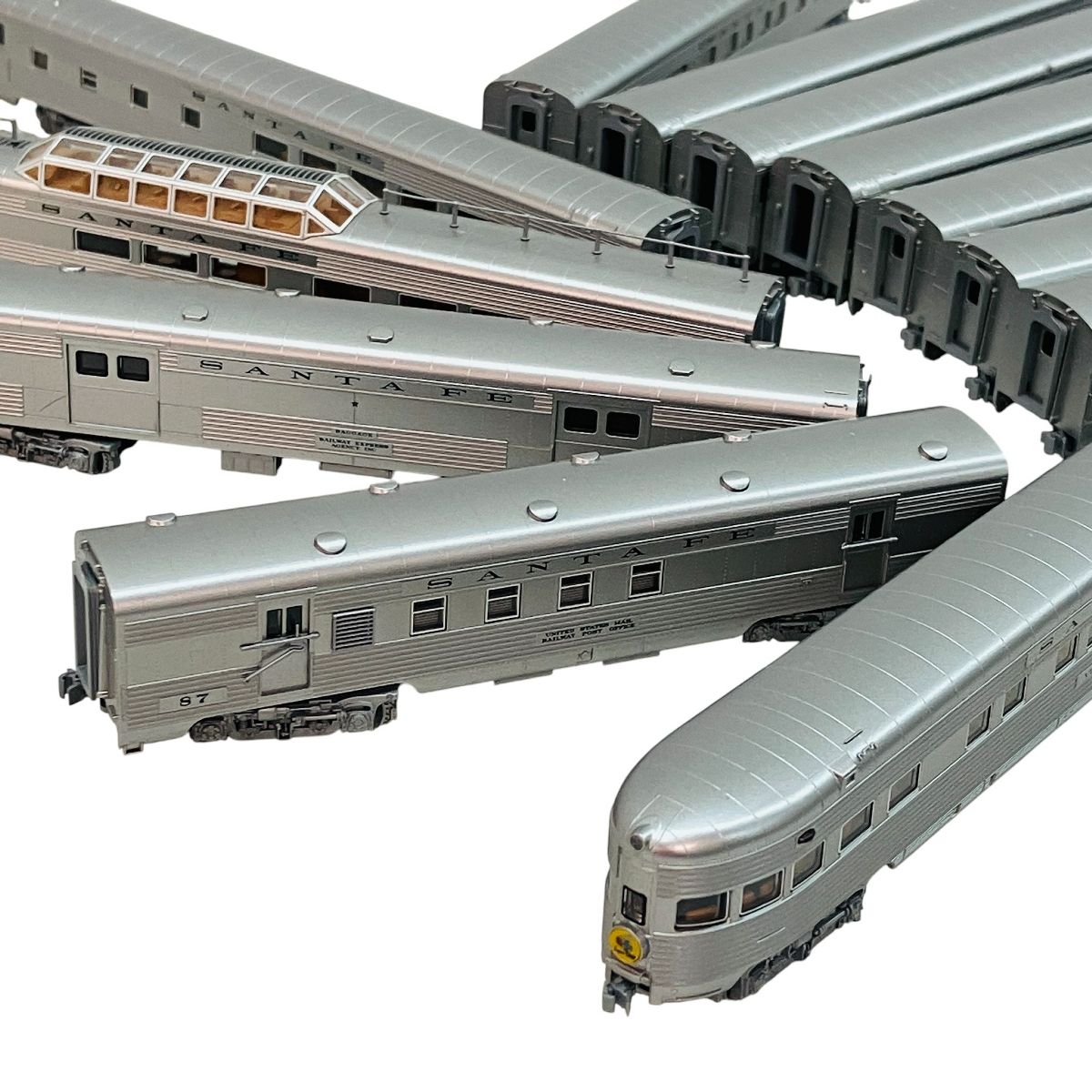 KATO 106 076 6004 Santa Fe Super Chief 8両セット 増結4両セット 12両セット 箱なし カトー Nゲージ 鉄道模型