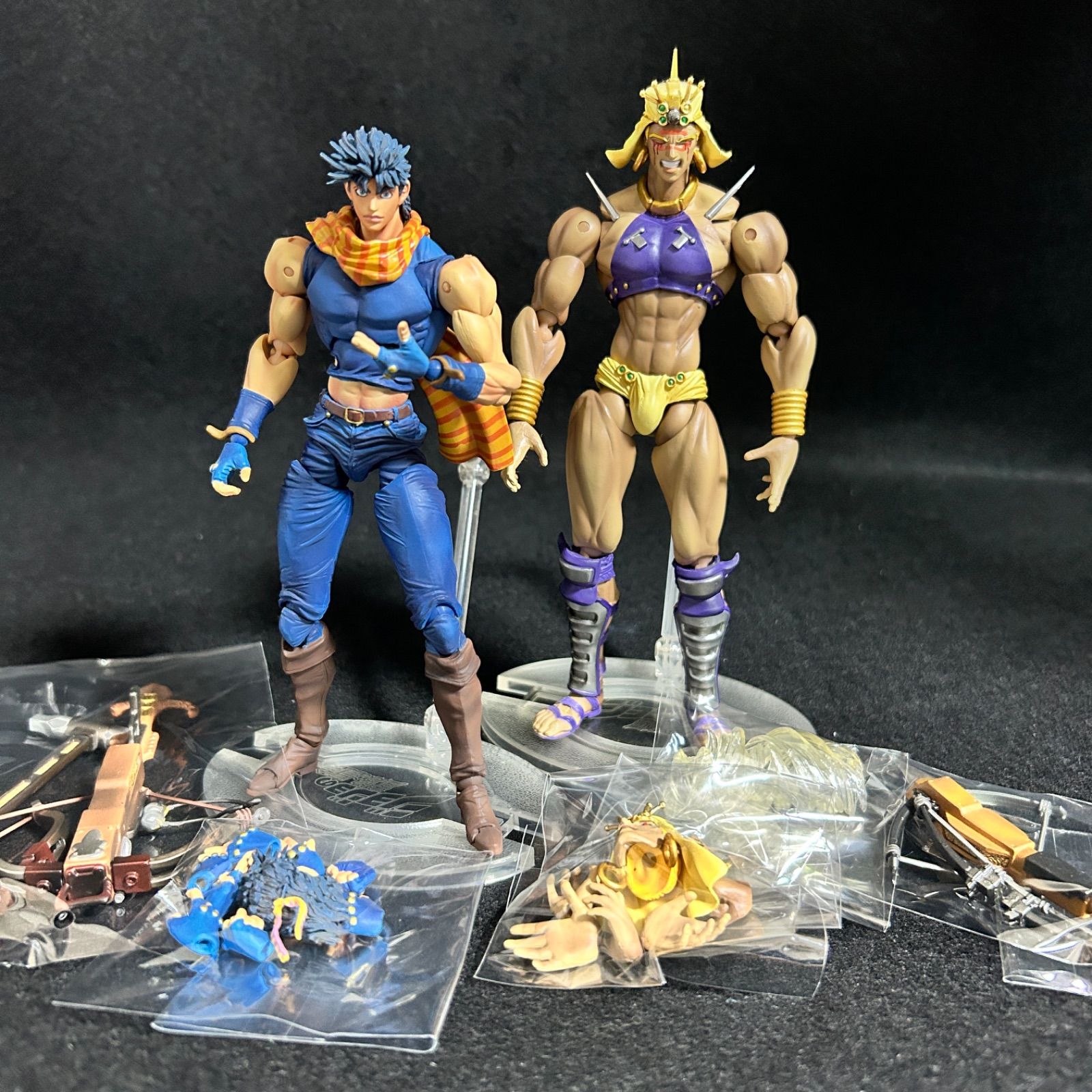 超像可動 ジョジョの奇妙な冒険 第二部 ジョセフ ジョースター ワムウ フィギュア