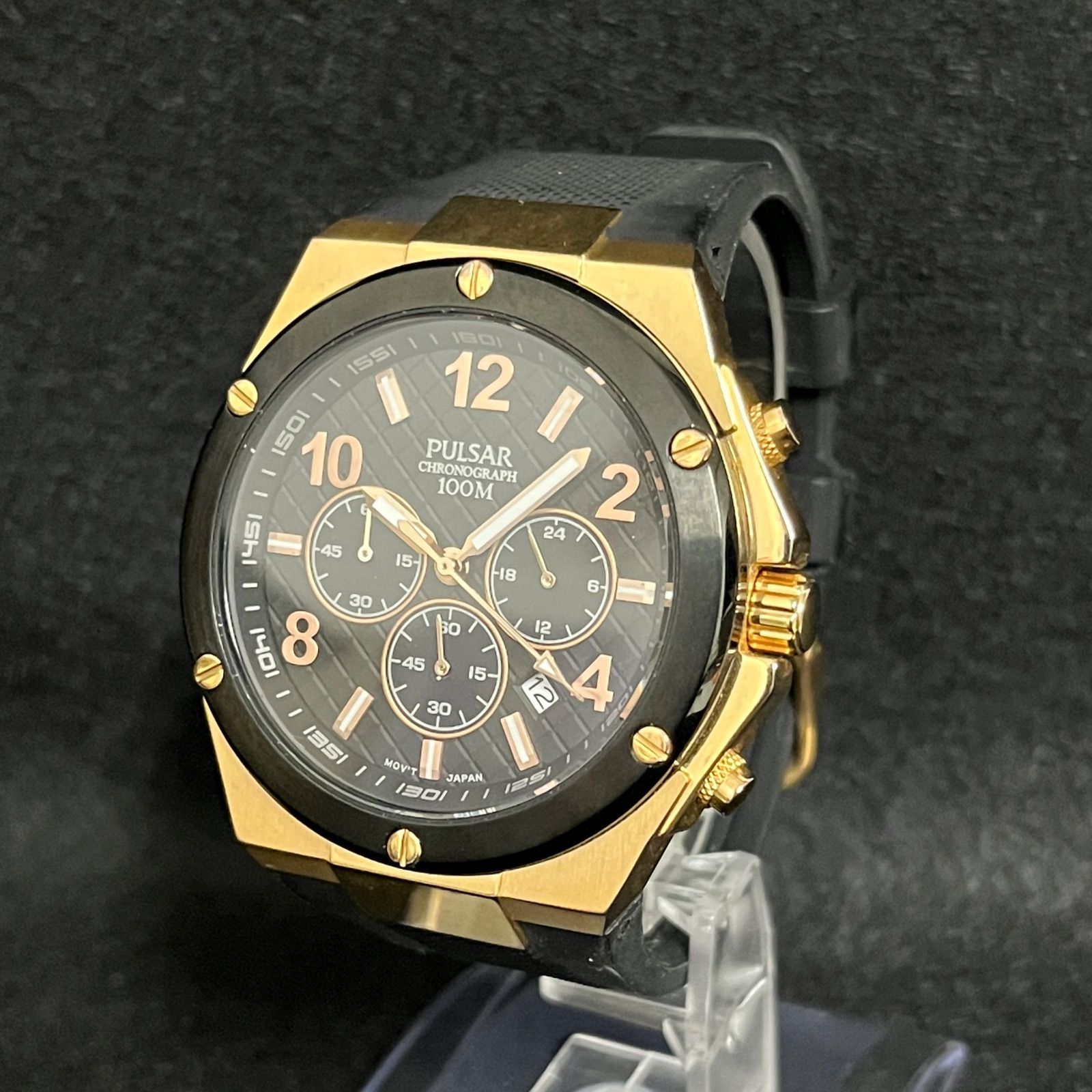 【稼働品】 SEIKO PULSAR VD53-X127 腕時計 セイコー パルサー 電池交換済み 動作確認済み