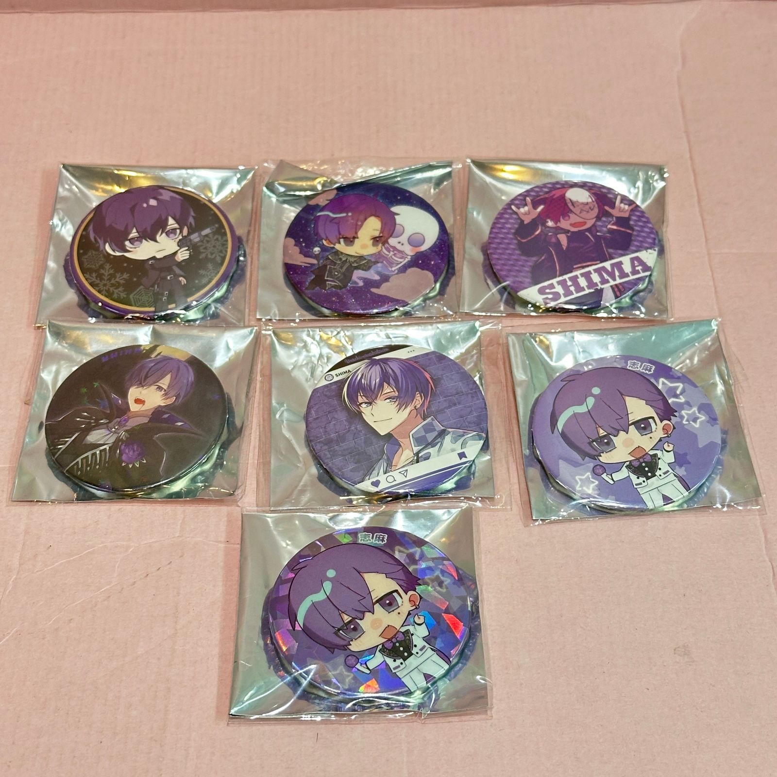 浦島坂田船 志麻 缶バッジ68点まとめ売り 2枚目あり 浦島坂田船 志麻