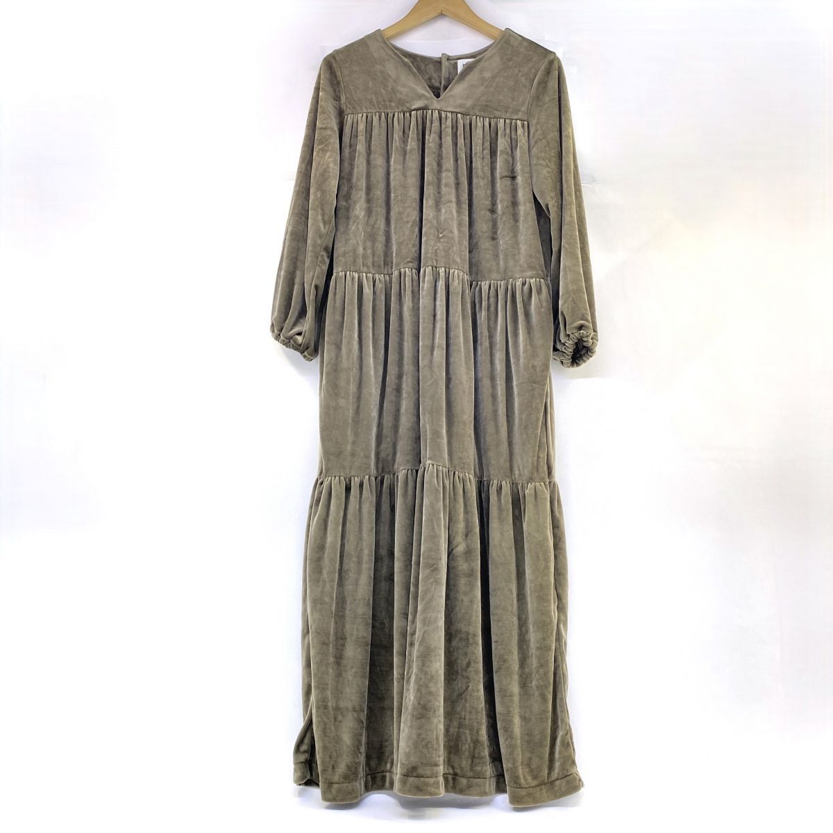 XSサイズ ロンハーマン　ベロア　ワンピース RHC Ron Herman アールエイチシーロンハーマン ベロア 長袖ワンピース