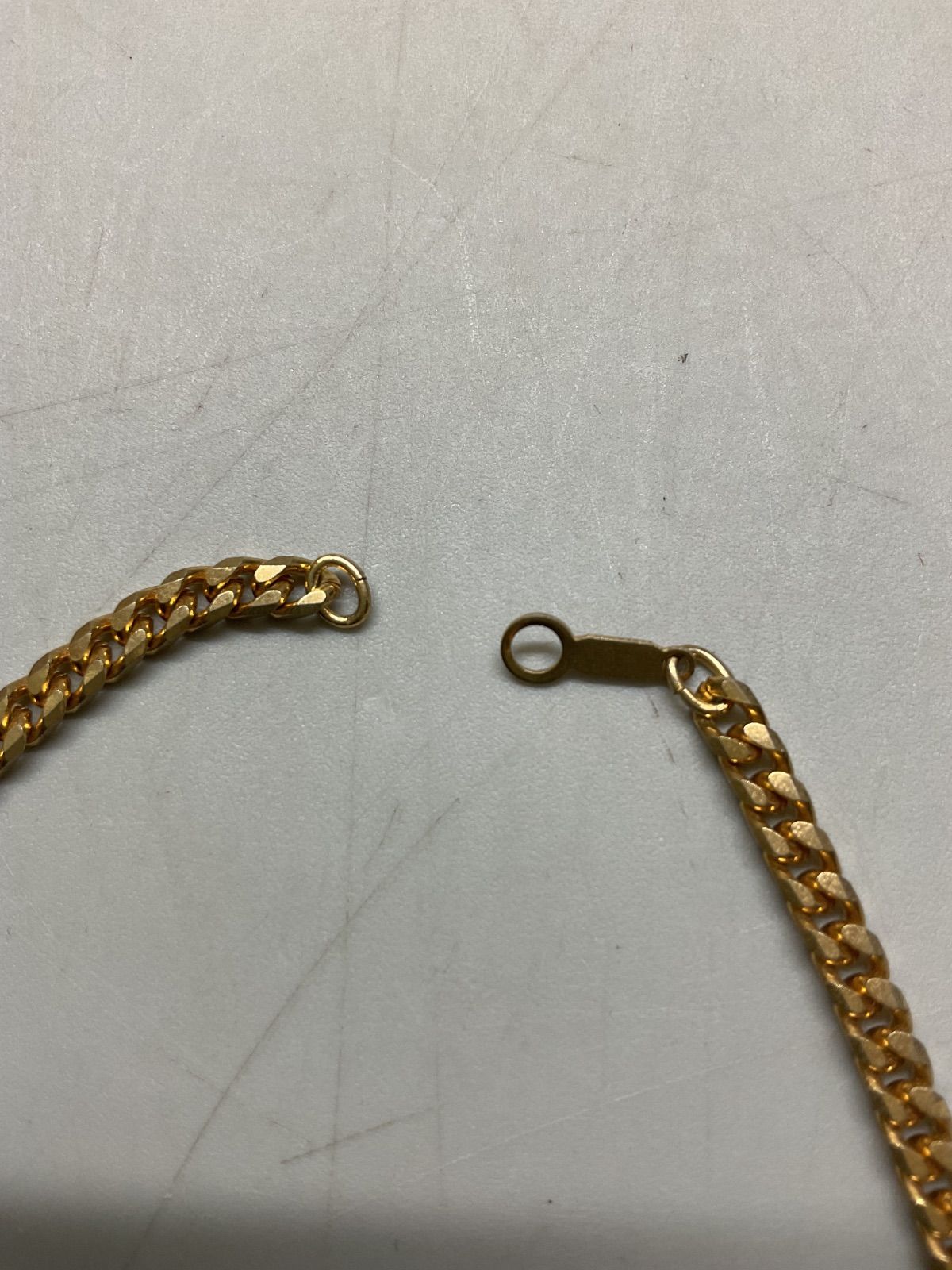 SN 684 喜平 ゴールドネックレス K 18 GP 刻印 首周り45 cm 重量15.3 g アンティーク