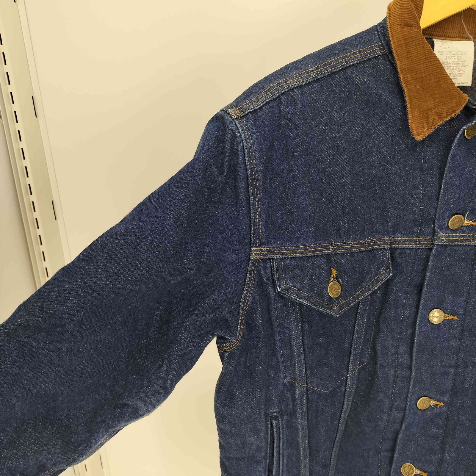 カーハート Carhartt 80S 星タグ USA製 デニム トラッカー ジャケット