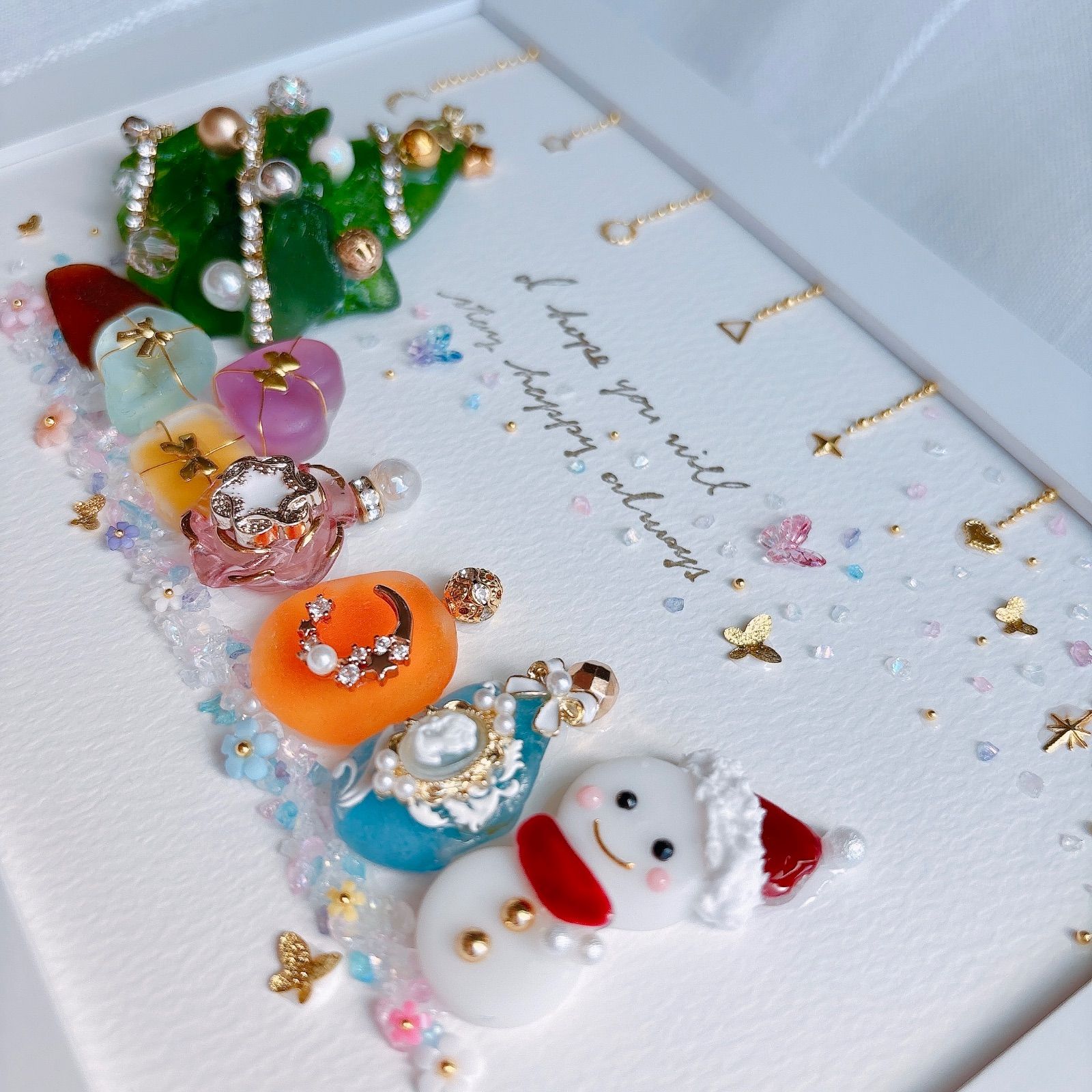 シーグラスアート　限定品　クリスマス　ドレス インテリア　雑貨　プリンセス c1f4e3cff64420b29ef7c3eb2c6a82