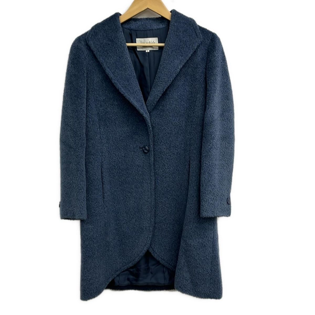 JUN ASHIDA(ジュンアシダ) コート サイズL L レディース美品 - ブルー